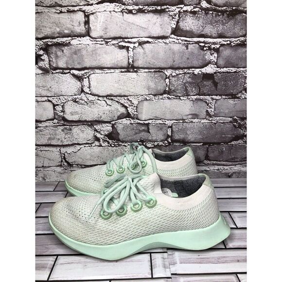 allbirds Tree Dashers Lime Green Running Shoes Casual Sneakers Women Sz 9M US/39 - Picture 14 of 16
